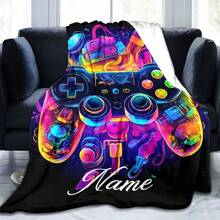 1 chiếc chăn lông cừu mềm mại họa tiết máy chơi game cá nhân hóa, in kỹ thuật số độ nét cao, thích hợp cho phòng ngủ, phòng khách, ghế sofa, văn phòng, du lịch và quà tặng có thể giặt được dễ thương tùy chỉnh, độc đáo, cá nhân hóa quà tặng lý tưởng cho gia đình, quà tặng lý tưởng cho bạn bè con trai, con gái, bạn bè, gia đình ghế sofa, giường, xe hơi, phòng trà, phòng ngủ, phòng khách, phòng tắm, phòng ăn - Xem 6