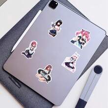 50张动漫女仆贴纸 | 乙烯基材质，美观实用，适用于剪贴簿、日记本、笔记本电脑、保险杠、滑板、水瓶、电脑、手机、卡通、安全帽、汽车贴纸、学习用品、返校季剪贴簿用品、趣味贴纸、笔记本电脑贴纸、Kindle手机贴纸 - 彩色 - 查看 7