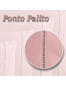 Kit 06 Pillowcases Percale 200 Threads Cotton Stick Stitch Pillow - Hoa hồng màu xanh rơm - Xem 4