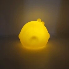 Cute Penguin Night Light, Creative Cartoon Animal LED Lamp, Suitable For Bedroom Bedside Ambiance Light, Party Decor, Christmas Gift For Friends And Family - Multicolor - View 12