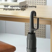 1pc Automatic Folding Umbrella With Buckle, Convenient To Carry. Larger, Thicker, Stronger. Suitable For Men & Women, Portable Windproof & Rainproof, Double-Layer Protection, Various Frame Designs, Snap Or Rotary Handle, Multiple Colors (Due To Different Batches, The Fabric, Frame Color, English Letter Pattern Design, Button Shape And Rib Color Are Randomly Matched. We Apologize For Any Inconvenience Caused) Summer Cooling,Beach,Travel