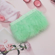 1 米/件手工火鸡羽毛头饰、节日派对装饰悬挂道具、化妆舞会、舞台表演服装配饰、DIY 工艺用品