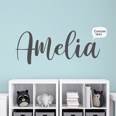 Custom Name Wall Decal Personalized Name Decal For Wall Monogram Vinyl Decal Nursery Name Decal Girls Bedroom Custom Name Decal Gifts Birthday Graduation,Multi-Functional, Quick Dry,Anti-Mold,Reusable,Ornamental,Cute,Stylish,Exquisite,Adorable,Tidy,High-Quality,Modern,Custom,Personalized,Unique,Ideal Gifts For Him,Ideal Gifts For Her,Her,Girlfriend,Dad,Boyfriend,Family,Mom,Friends,Son,Daughter,Kitchen,Dining Room,Bathroom,Living Room,Bedroom,School,Office,Tea Room,Home,Garden,Graphic Print
