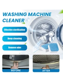 Washing Machine Cleaning Tablets Drum Type Wave Wheel Household Washing Machine Sink Cleaning To Clean Odors And Dirt - Blue - View 4