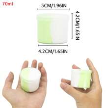 50g/200g Frog Whale Thema Charms DIY Butter Schleim Set - Zweifarbiger flauschiger, super dehnbarer Schleim Knete für Kinder, ideales Weihnachtsgeschenk, Party-Gastgeschenk, sensorische quetschbare Spielsachen für Jungen und Mädchen