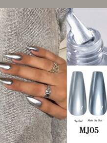 1Pc Christmas Gel Nail Polish Bourgogne Metallic Gel Nail Polish, 15ml Wine Red Nails Metallic Mirror Effect Gel Polish - Lâu trôi, dễ sử dụng, Metallic Red Gel Polish cho hiệu ứng làm móng bóng, Varnish bán vĩnh viễn ngâm UV LED Gel Polish, Làm móng Giáng sinh - Nhiều màu - Xem 10