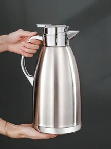 1 件不锈钢咖啡壶双层保温茶壶真空瓶适用于家庭酒店餐厅多功能水壶返校 - 2300ml - 查看 6
