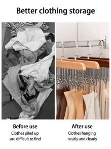 3 件坚固的 8 钩衣架，多功能内衣/背心收纳架，木制波浪形晾衣架，适用于家庭和宿舍裙子裤子鞋子牛仔裤靴子裙子