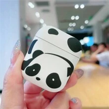 Apple Cute Falling Panda Design Protective Case Compatible With Airpods Pro, Airpods 3rd Gen, Airpods 1/2, Airpods Pro 2, Airpods 5th Gen - Multicolor - View 14
