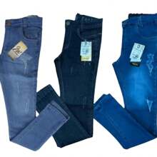 Lote com 3 Calças masculina infantil juvenil top