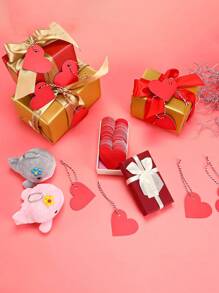 100 thẻ quà tặng màu đỏ, nhãn giấy hình trái tim cho ngày lễ tình nhân, thẻ giá hình trái tim rỗng màu đỏ, thẻ treo đồ thủ công tự làm, thẻ treo quà tặng tiệc, với dây màu đỏ và trắng dài 10m, thích hợp cho ngày lễ tình nhân, ngày của mẹ, trang trí tiệc cưới và tiệc tùng - Đỏ - Xem 6