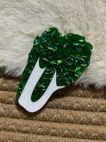 1 Chiếc Trâm Cài Hình Rau Củ Sáng Tạo Bằng Acrylic, Ghim Thiết Kế Hình Học Hoạt Hình Thủ Công Cho Bé Gái, Phụ Kiện Quần Áo, Quà Tặng Năm Mới - màu xanh lá - Xem 8