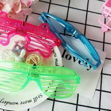 Halloween 1/5/10/20/30/220pcs, Random Light Up Glasses, LED Sunglasses, Glow In The Dark Party Supplies, Flashing Toy Glasses, Party Gifts Birthday Party Gifts