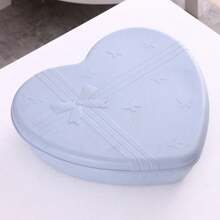 Heart-Shaped Plastic Fruit Dish & Snack Box, New Year Gift Box, Sectioned Candy Tray, Food Storage Container - Multicolor - View 5