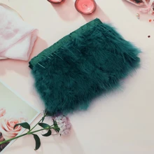 1 米/件手工火鸡羽毛头饰、节日派对装饰悬挂道具、化妆舞会、舞台表演服装配饰、DIY 工艺用品