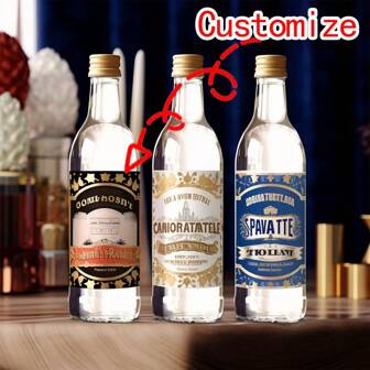 Etiquetas para botellas de agua de graduación 2024, pegatinas para embalaje, calcomanías para botellas de graduación, para decoración de fiesta de graduación, etiquetas de decoración de botellas para cumpleaños, pegatinas para regalos de fiesta, pegatinas personalizadas para botellas de fiesta de vacaciones, Navidad, San Valentín, Año Nuevo, pegatinas impermeables mate