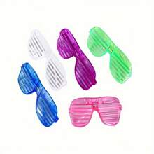 Halloween 1/5/10/20/30/220pcs, Random Light Up Glasses, LED Sunglasses, Glow In The Dark Party Supplies, Flashing Toy Glasses, Party Gifts Birthday Party Gifts