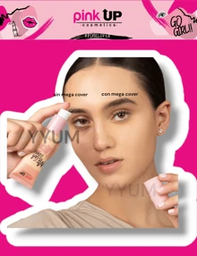 Base Mega Cover Pink Up ORIGINAL Base alta cobertura 40g - TONO 300 "BEIGE" - Ver 8