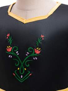 Vestido de inspiración de la Princesa Anna de Frozen para niñas, disfraz de la Reina de Hielo, vestido de princesa para fiesta, Navidad o cosplay