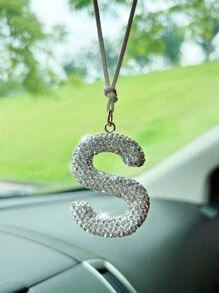 1 件白色粘土字母形汽车内饰挂饰 - 均碼 - 查看 20