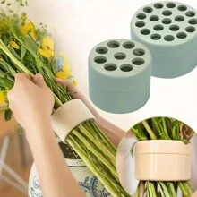 1/2/4pcs Reusable Flower Stem Holder: Plastic Spiral Flower Stem Supports For Arranging Bouquets - Multicolor - View 10