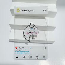 Sanrio 1pc Kii Usachi Same Style Transparent Card Ins Style Cute Eating Grain Check In Creative Photo Decoration Gift
