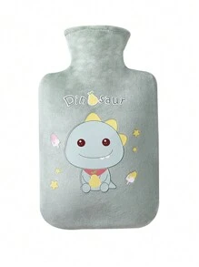 1pc 500/1000ml注水PVC热水袋简约时尚防爆冲水暖水袋毛绒暖宫暖肚学生可爱浇水暖手宝水袋 - 彩色 - 查看 14