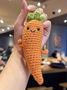 1 chiếc móc khóa đan thủ công hình trái cây, phụ kiện đan cho cặp đôi động vật dễ thương, mặt dây chuyền, quà tặng Giáng sinh, quà tặng Lễ Tạ ơn, đồ trang trí Giáng sinh, quà tặng mùa đông cho phụ nữ - Nhiều màu - Xem 6