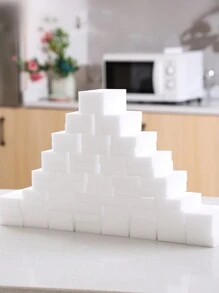 5/10pcs 魔术海绵橡皮擦 泡沫清洁垫 多功能家用清洁海绵 厨房洗碗海绵 适用于家具、浴室、浴缸、水槽、地板、地面、墙壁、清洁用品、家用小工具 适用于多场景清洁污渍 - 彩色 - 查看 2