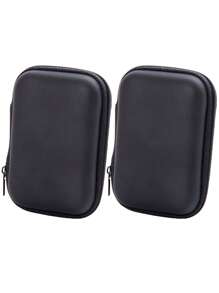 1 pièce Sac de rangement portable pour câble de données, écouteur, pièce de monnaie, clé, chargeur, produits numériques, petit sac de voyage pour sac de rangement, sac à maquillage, sac cosmétique, organisateur de vacances, grand organisateur de maquillage, étui à maquillage, pour rouge à lèvres, pinceau, soins de la peau, téléphone portable, pièce de monnaie, petits articles, pour la maison, cadeau, vacances et festival, Halloween Noël, usage multifonctionnel, ambiance bohème
