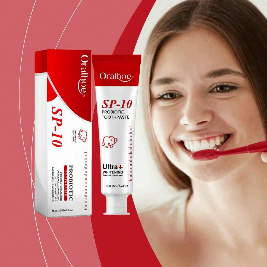 Kem đánh răng Probiotic ORALHOE - Làm sạch nhẹ nhàng và bảo vệ răng khỏi vết bẩn, Kem đánh răng chăm sóc răng miệng - 120g - Xem 1