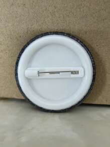 1 件 4.4 厘米/1.73 英寸“I LOVE BILLIE”图案别针徽章、纽扣胸针，适合佩戴在衣服、包包、背包上，是送给朋友和家人的有趣礼物，情人节、妈妈、母亲节、礼物