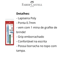 Faber Castell Poly Mechanical Pencil School Kit 0.5, 0.7 Or 0.9mm - 藍色0.7mm - 查看 2