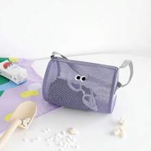 1 件网状游泳装备手提包，大容量斜挎沙滩包，旅行袋 - 彩色 - 查看 9