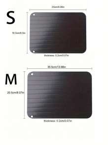 1入組肉類解凍盤，快速解凍牛肉、羊肉、魚等肉品，保持食物新鮮，家庭廚房必備。