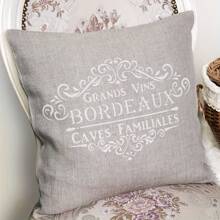 6قطع طقم قوالب فرنسية عتيقة، قوالب إعادة استخدام للحرف اليدوية على الأقمشة والخشب والمعادن والزجاج وديكور المنزل - لون أبيض كريمي، مصنوعة من مادة ال- PET ، عودة إلى المدرسة، لوازم مدرسية