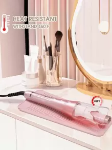 1 件可悬挂硅胶耐热垫，直发器收纳袋组合化妆品收纳袋化妆收纳袋迷你袋直发器旅行袋适用于平板夹、卷发棒、热卷发器、沙龙工具盒旅行小化妆盒配件化妆架刷袋化妆容器化妆包旅行必需品女士配件旅行用品化妆包化妆包返校用品 - 彩色 - 查看 6