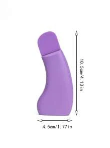 1 件装硅胶鼻刷面部毛孔清洁器便携式黑头按摩刷美容清洁工具面部清洁面部刷黑头铲 - 彩色 - 查看 5