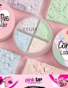 Polvo corrective Loose powder Pink Up ORIGINAL POlvo suelto correctivo 3 tonos - NEUTRAL - Ver 3