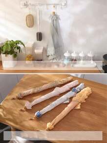 1 件装食物罩，可折叠餐桌食物罩，防尘防蝇家用蔬菜罩雨伞，矩形防蚊厨房罩 - 彩色 - 查看 3