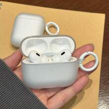 Matte White Protective Case For AirPods 1/2/3/Pro/Pro2/Pro3, Translucent White For AirPods 4 - Clear - View 3