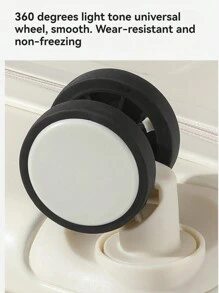 18 Inch Computer Case With Front Door And Laptop Compartment, Hard Shell Luggage Compartment With Built-In TSA Luggage Lock, Lightweight PC Travel Case With Hard Edges, Suitable For Both Women And Men, Equipped With Rotating Wheels Suitcase Travel Suitcase Suitcases Suit Case Travel Luggage Waterproof Carry On Suitcase Carry On Hand Luggage Summer White