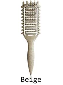 1 件卷发定型刷，新款通风发刷，弧形通风刷，吹干速度更快，适用于卷发，塑造和定型女性卷发