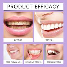 Whitening Toothpaste, Purple Toothpaste, Purple Whitening Toothpaste, Mint Toothpaste, Whitening Toothpaste For Removing Yellow Stains, Protecting Enamel And Promoting Oral Health - Purple - View 9