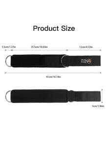 1 件健身脚环阻力带，适合健身房锻炼臀部和腿部 - 彩色 - 查看 5