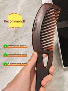 1 Set Anti-Dandruff Massage Comb, Multi-Function Energy Comb, Hollow Teeth Hair Brush, For Scalp Massage/Dandruff Removal/Oil Control,Suitable For Men And Women, Energy Massage Brush, Hair Combs, Promoting Healthier Scalp And Better Hair Quality, Hair Clips, Hair Accessories - Multicolor - View 3