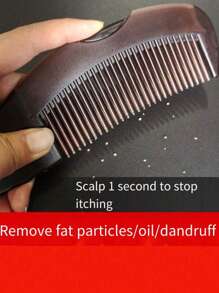 1 Set Anti-Dandruff Massage Comb, Multi-Function Energy Comb, Hollow Teeth Hair Brush, For Scalp Massage/Dandruff Removal/Oil Control,Suitable For Men And Women, Energy Massage Brush, Hair Combs, Promoting Healthier Scalp And Better Hair Quality, Hair Clips, Hair Accessories - Multicolor - View 4