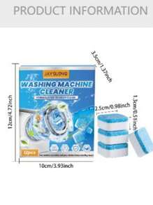 Washing Machine Cleaning Tablets Drum Type Wave Wheel Household Washing Machine Sink Cleaning To Clean Odors And Dirt - Blue - View 2