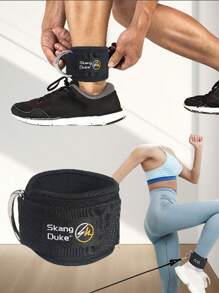 1 件健身脚环阻力带，适合健身房锻炼臀部和腿部 - 彩色 - 查看 13