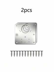 2/4/6/8/10/12/16/20pcs Stainless Steel Cabinet Door Hinge Repair Plate Furniture Cabinet Door Hinge Fixing Installation Piece Hinge Hole Repair Tool With Screws